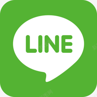 扁平风科技Line Messenger图标