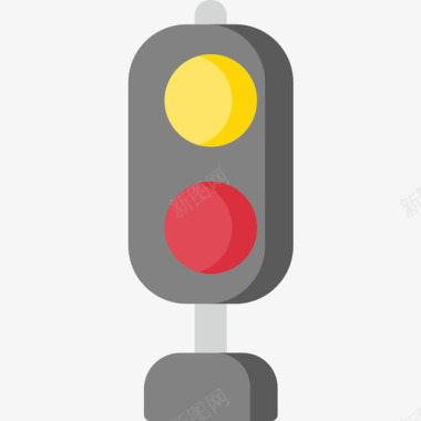 红绿灯29号铁路平坦图标图标