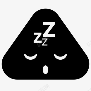 睡觉表情脸图标图标