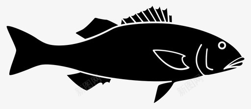 食肉动物鱼类海洋图标图标