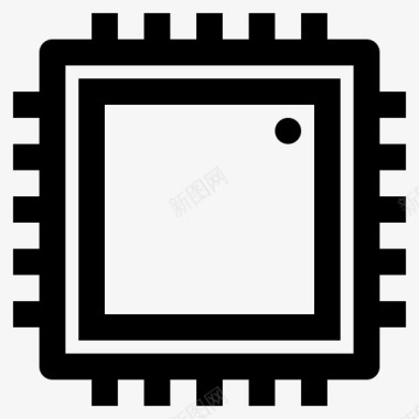 cpu芯片计算机图标图标