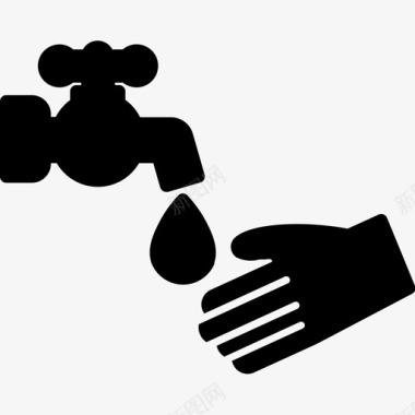 洗手清洁保健图标图标