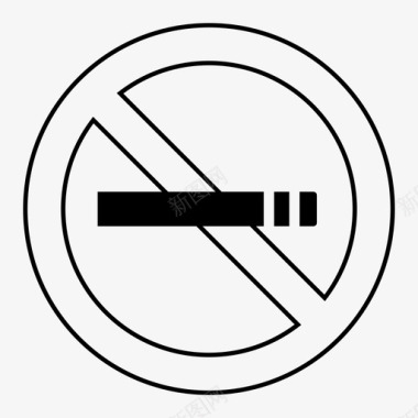 禁止吸烟吸烟图标图标