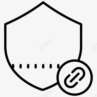 防护链接安全防护图标图标