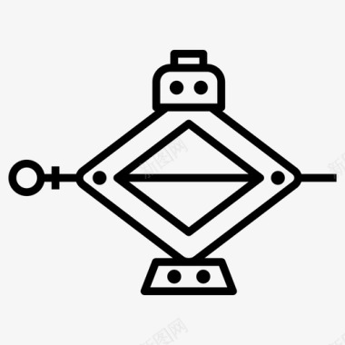 香具千斤顶汽车千斤顶修理工具图标图标