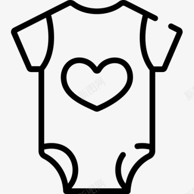 婴儿衣服99直系图标图标