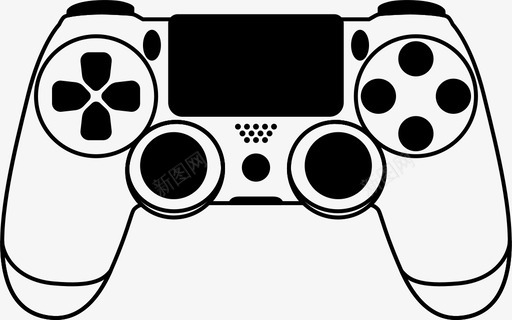 playstation控制器dualshockgamepad图标图标