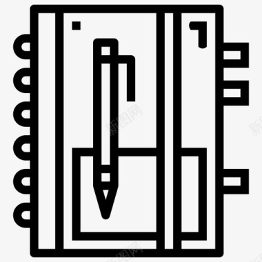 笔记本日记备忘录图标图标