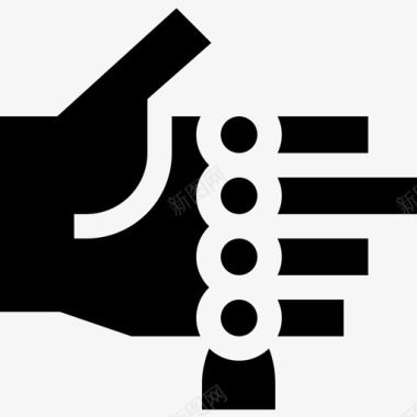 珠子斋月7日填充图标图标