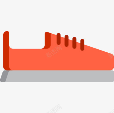 运动鞋跑步5平底鞋图标图标