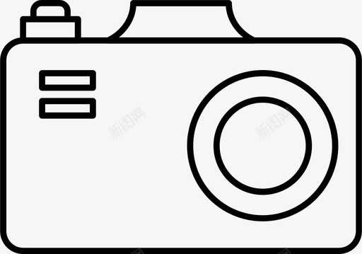 相机数码单反相机图标图标