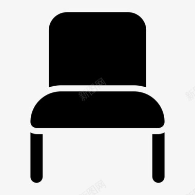 奢侈品椅子家具奢侈品图标图标