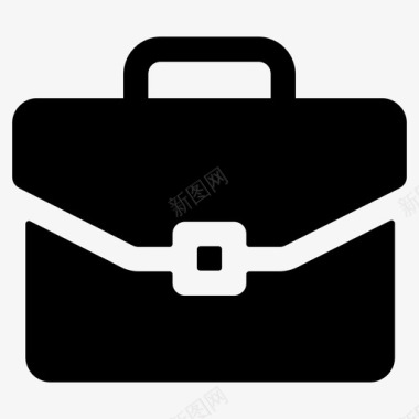 公文包手提箱金融符号图标图标