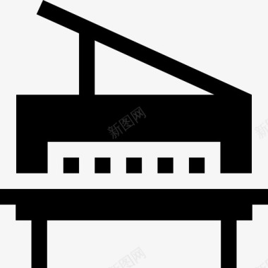 电影特效钢琴电影院36填充图标图标