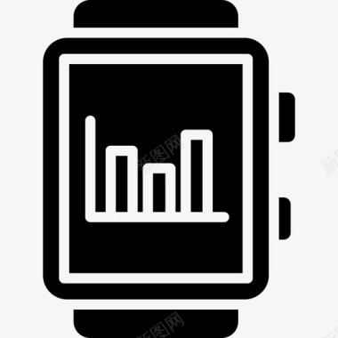 手机软件数据智能手表数据科学3固态图标图标