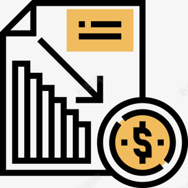 财务预测模型亏损财务策略8黄影图标图标