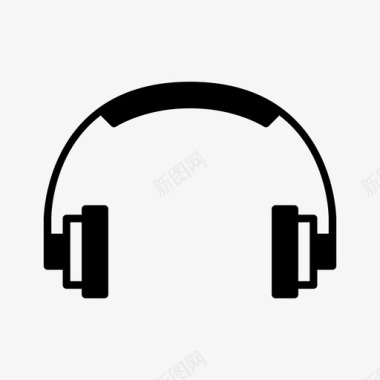 耳朵耳机音乐图标图标
