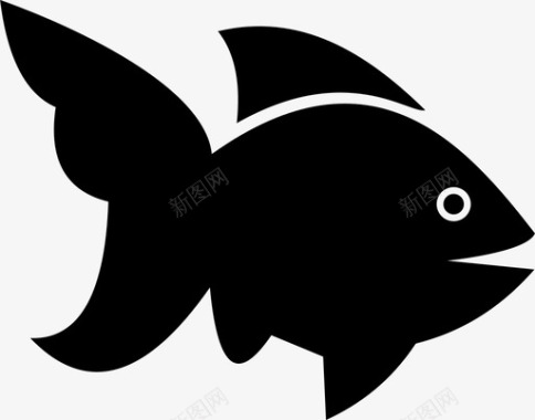 鱼动物海洋图标图标