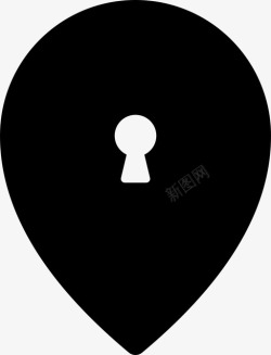 位置锁定锁定访问地图图标高清图片