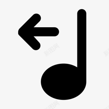 符号媒体音乐图标图标