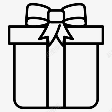 礼品盒包裹礼物图标图标