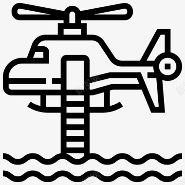 飞机ico飞机紧急情况直升机图标图标