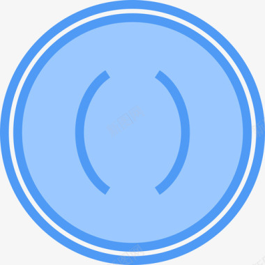 支架按钮5蓝色图标图标