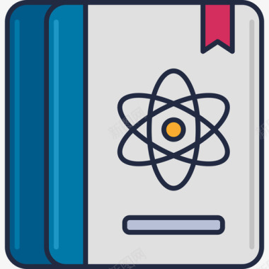 线性图标删除期刊科学108线性颜色图标图标