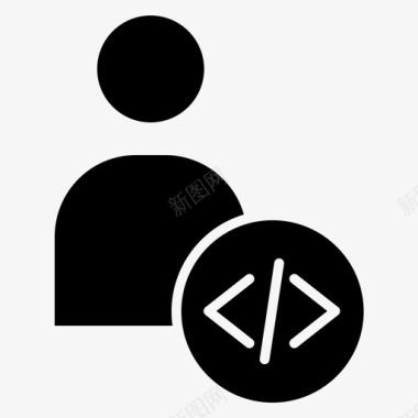 编码开发人员编码开发图标图标