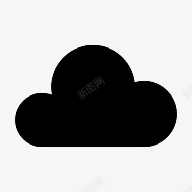 云服务器云文件存储图标图标