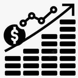 银行业务图标成本银行业务收益图标高清图片