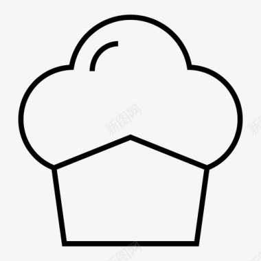 纸杯蛋糕蛋糕店图标图标