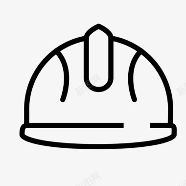 头盔安全帽工业图标图标