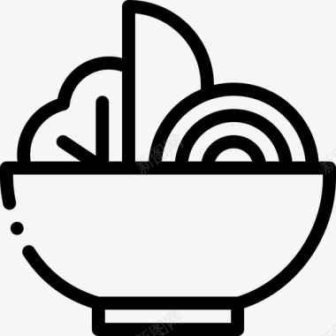 沙拉美食18直系图标图标