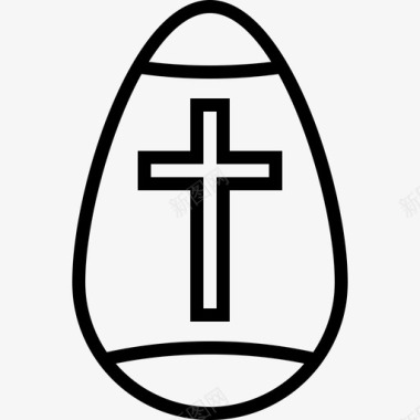 复活节快乐庆祝彩蛋图标图标