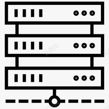 数据中心数据服务器计算机硬件计算机服务器图标图标