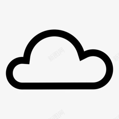 云空气云景图标图标