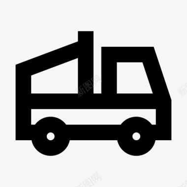 自卸汽车自卸卡车建筑卡车图标图标