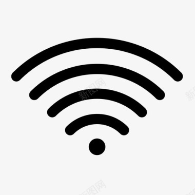 信号塔wifi连接互联网图标图标