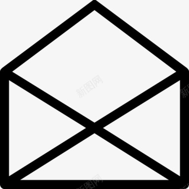 邮件信息邮箱电子邮件信封收件箱图标图标