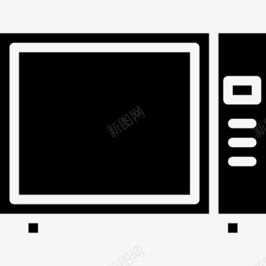 微波炉家用16填充图标图标