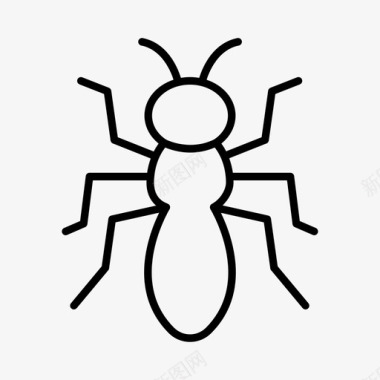蚂蚁虫子花园图标图标