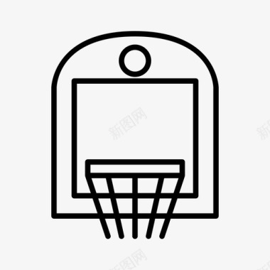 篮球圈比赛运动图标图标