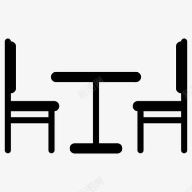 桌子椅子餐厅图标图标