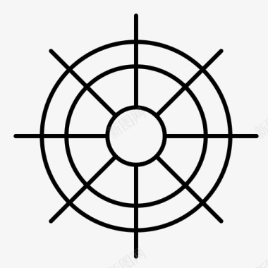 船舵轮图标图标