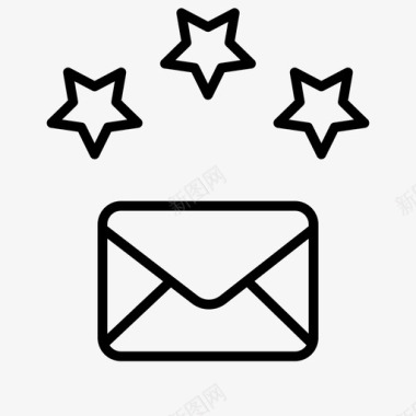 邮件信件邮递图标图标
