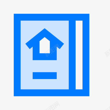房产房地产114蓝色图标图标