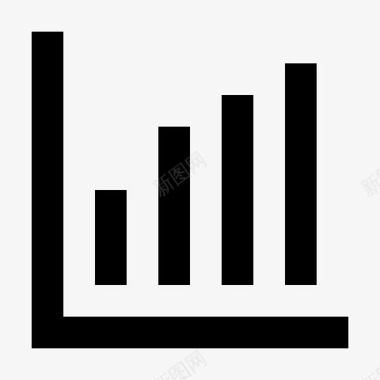 多彩图表分析条形图预测图标图标