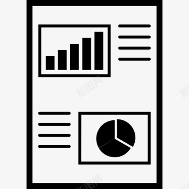 营销图表文档布局内容图标图标