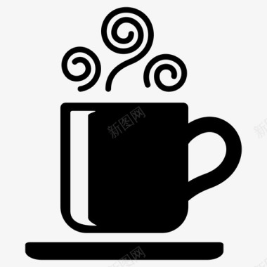 咖啡黑咖啡饮料图标图标
